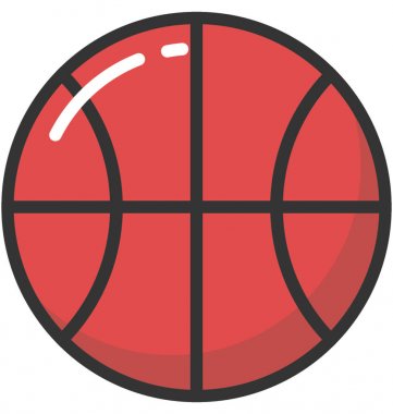 Dribbble top vektör simgesi