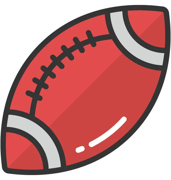 Icône vectorielle de rugby — Image vectorielle