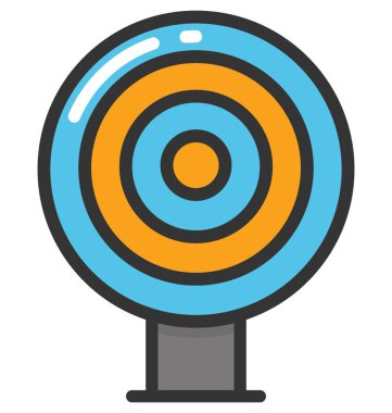 Bullseye vektör simgesi