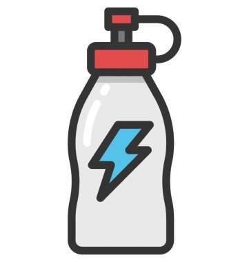 Enerji içecek vektör simgesi