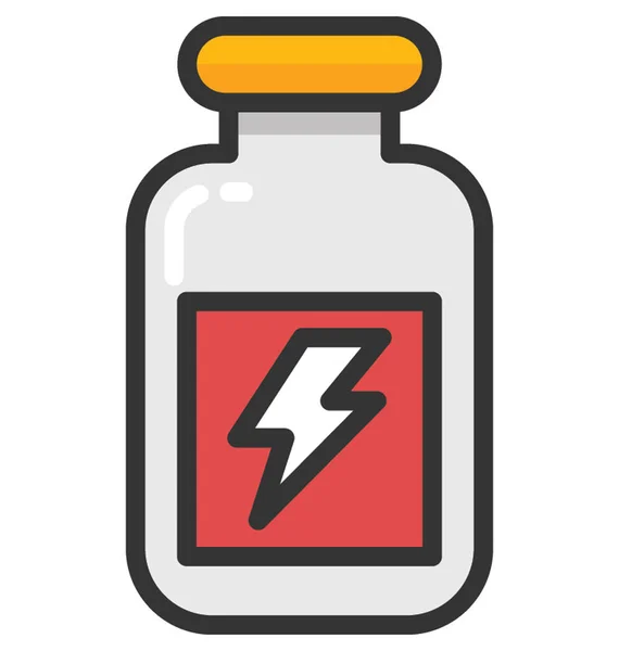 Élelmiszer kiegészítők Vector Icon — Stock Vector