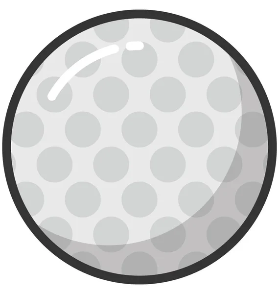 Icona vettoriale palla da golf — Vettoriale Stock