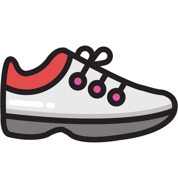 Sneaker skor vektor symbol — Stock vektor