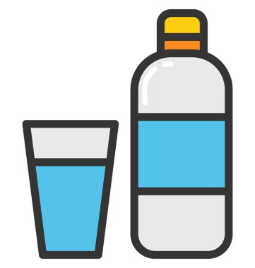 İçki vektör simgesi