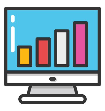 Web sıralaması vektör simgesi