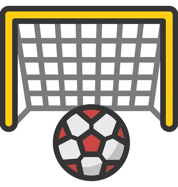 Футбольна мережа Векторна піктограма — стоковий вектор