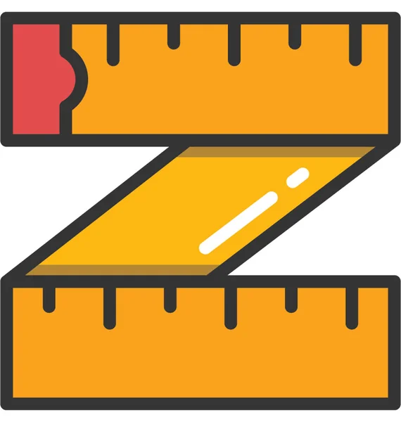 Lassan mászik szalag Vector Icon — Stock Vector