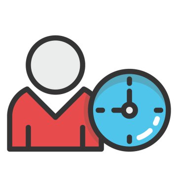 Endişeli işadamı vektör simgesi