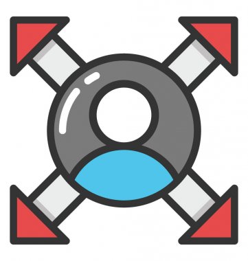 İş stratejisi vektör simgesi