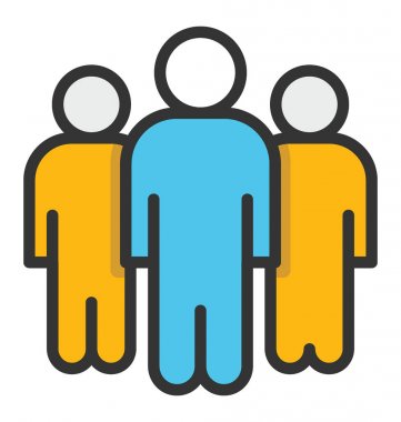 Grup vektör simgesi