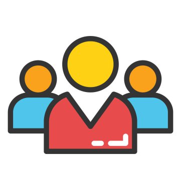 Grup vektör simgesi