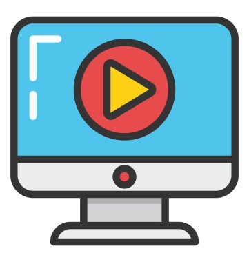 Watch Online vektör simgesi