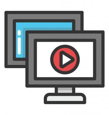 Watch Online vektör simgesi