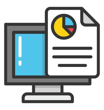 SEO izleme vektör simgesi