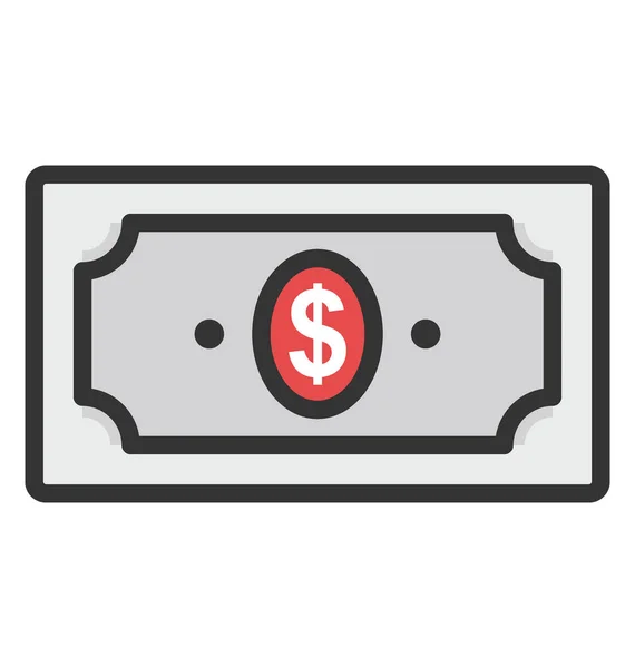 Dólar icono vector — Archivo Imágenes Vectoriales