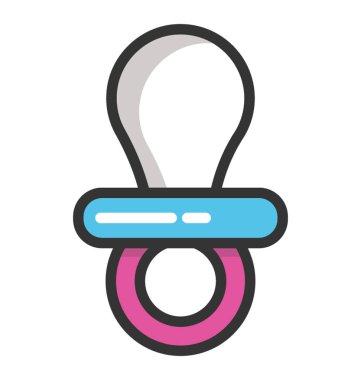 Emzik vektör simgesi