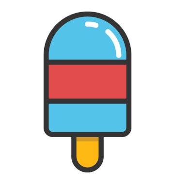 Buz Pop vektör simgesi