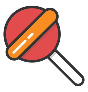 Çıngırak vektör simgesi