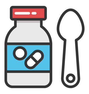 tıp vektör simgesi