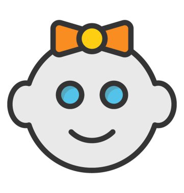 Bebek vektör simgesi