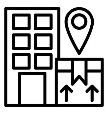 Şirket vektör simge Ticaret İhracat