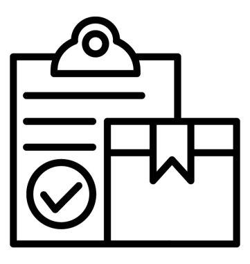 Sipariş vektör simgesi