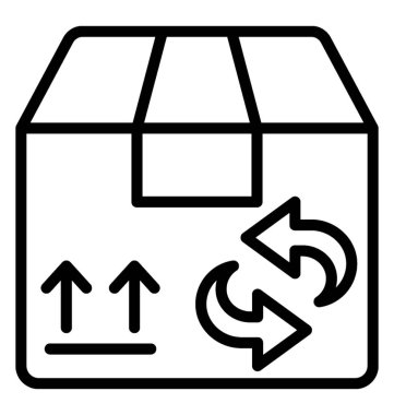 Gönderen vektör simgesine dönmek