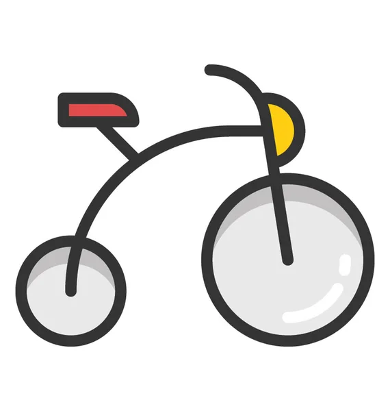 Fiets vector pictogram — Stockvector