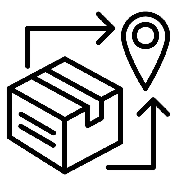 Delivery Location Vector Icon — Stock Vector