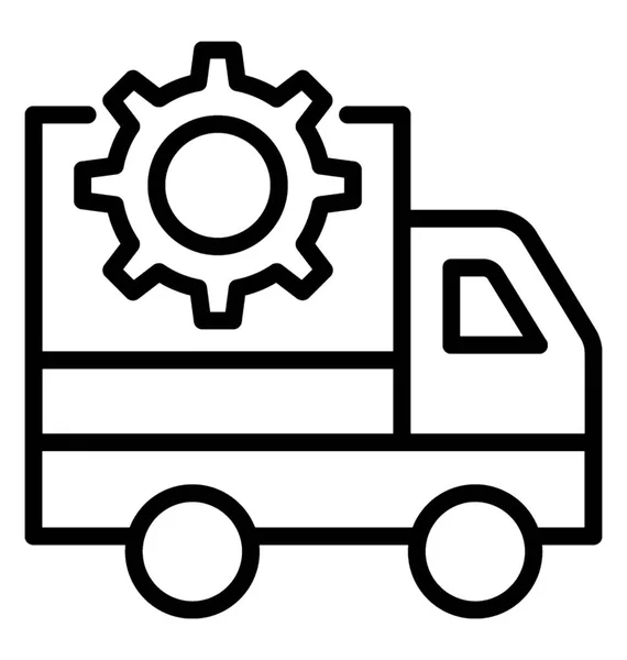 Transport Management systeem Vector Icon — Stockvector