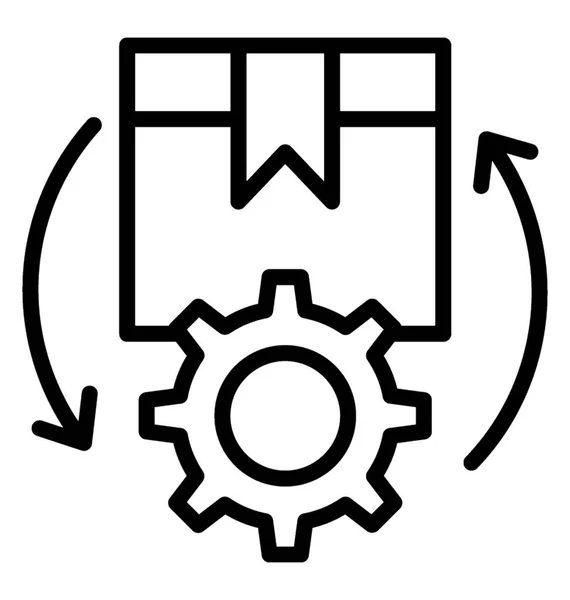 Icono vectorial logístico integrado — Vector de stock