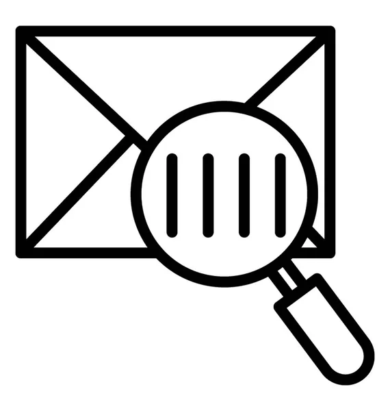 Ícone do vetor de rastreamento postal — Vetor de Stock