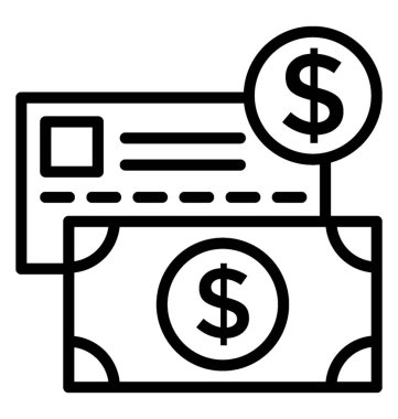 Ödeme vektör simgesi