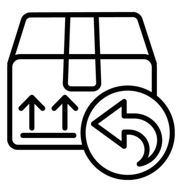 Gönderen vektör simgesine dönmek