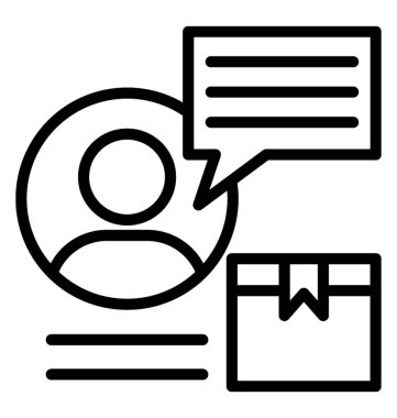 Kurye vektör simgesi