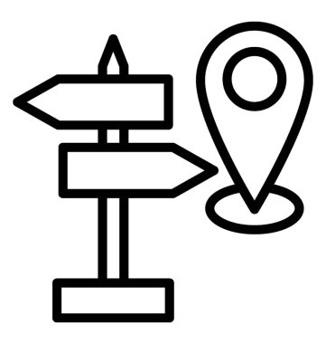 konumu vektör simgesi