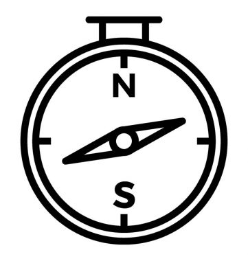 Pusula vektör simgesi