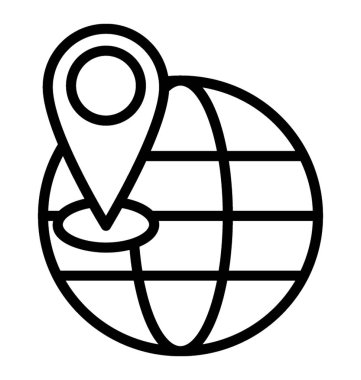Geolocation vektör simgesi