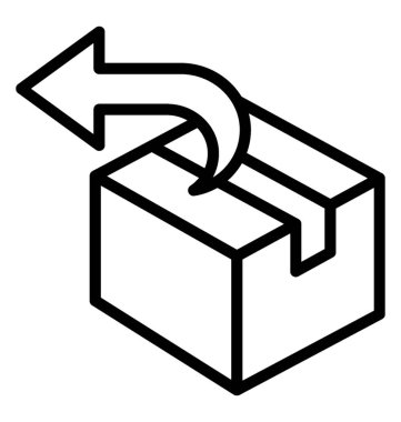 Gönderen vektör simgesine dönmek