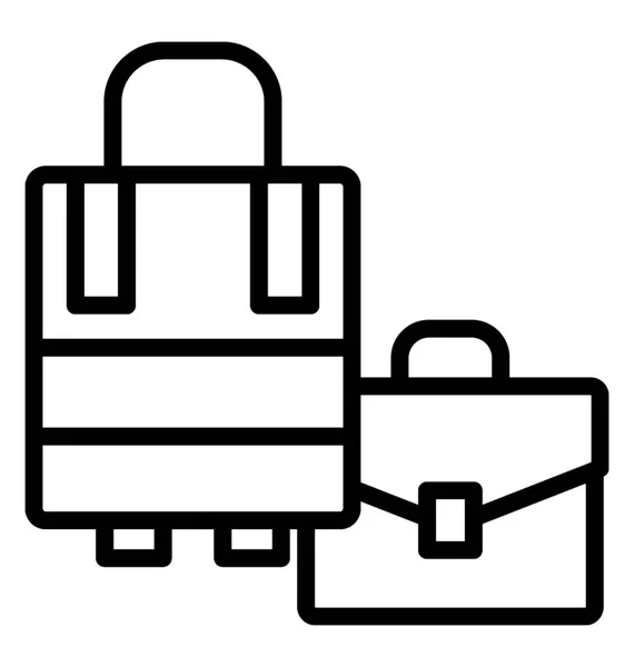 Icono de vector de equipaje — Vector de stock