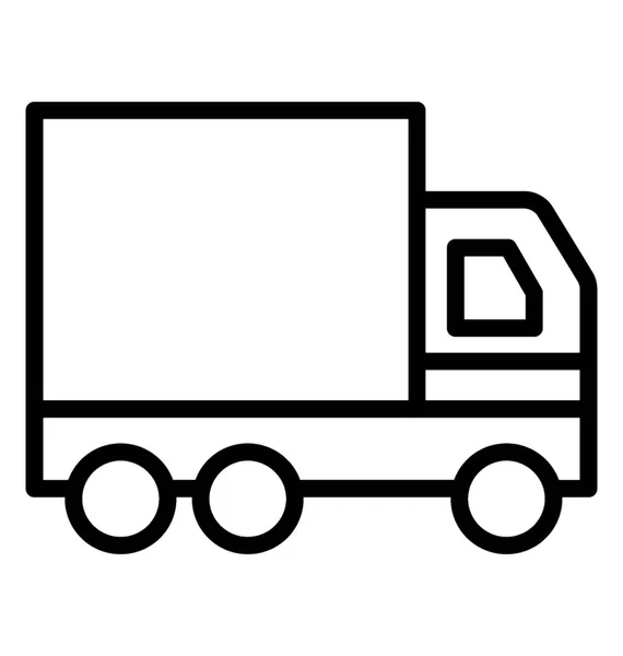 Delivery Van Vector Icon — Stock Vector