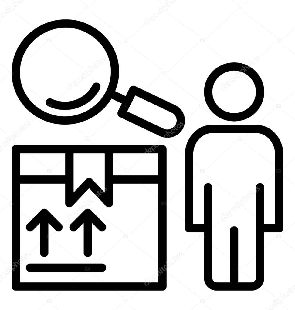 Product Supervision Vector Icon