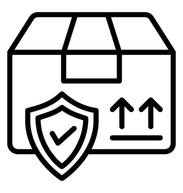 Koruma vektör simge teslim