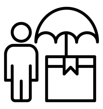 Bakım vektör simgesi ile başa