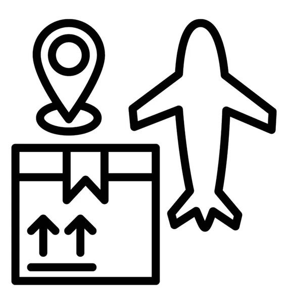 Air Freight vektor symbol — Stock vektor