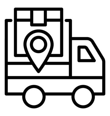 Doğrudan teslim vektör simgesi