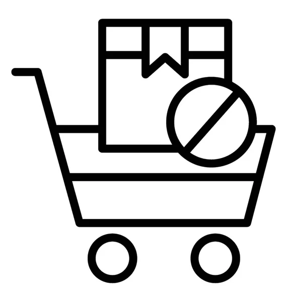 Abandonment of Goods Vector Icon — Stock Vector