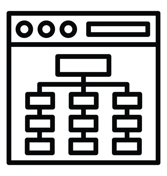 Workflow-Vektorsymbol — Stockvektor