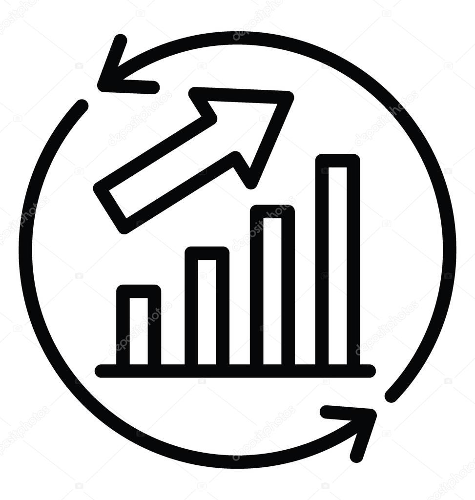 Continuous Improvement Cycle Vector Icon