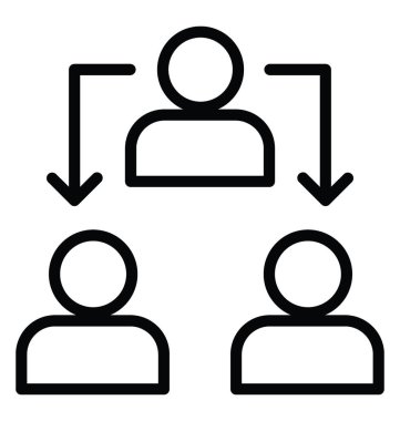 İşbirliği vektör simgesi